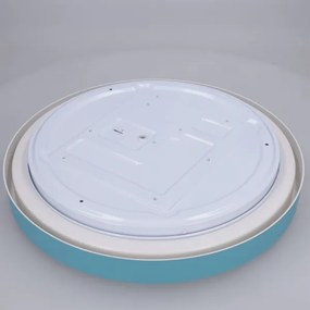 Brilagi-LED Plafonieră LED dimabilă MATTEO, 48 W, 230 V, 3000-6500K, Ø 41 cm, turcoaz + telecomandă