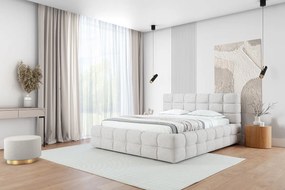Pat tapițat Magnelio 180x200 - bej boucle Raven 22