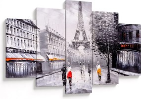 Tablou - Pictură în ulei, Paris (150x105 cm)