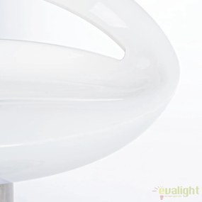 Set de 2 scaune de bar design modern alb ASTER 0731328 BZ