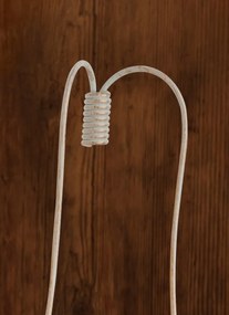 Aplica de perete design rustic cu 2 brate Vela, ivory