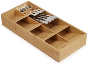 Organizator de tacâmuri în culoare naturală din bambus 17,5 x 38 cm DrawerStore – Joseph Joseph