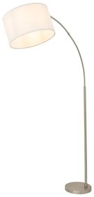 Lampadar ZENITH 1xE27/15W/230V crom mat/alb