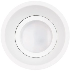 Spot incastrabil tavan/perete, design modern DEEP alb H0069 MX