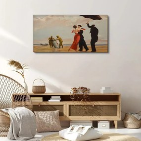 Tablou canvas Salvare pe plajă Banksy