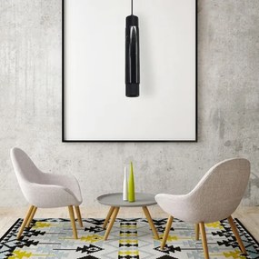 Lustră pe cablu MARBLE 1xGU10/8W/230V negru