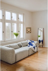 Pătură albastră/crem 150x200 cm Tul – noo.ma