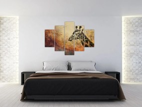 Tablou - Girafă, pictură (150x105 cm)