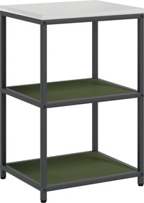 vidaXL Depozitare pentru bucătărie Verde măsliniu 60 x 50 x 92 cm Oțel