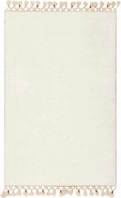 Covoras baie 1619, 50x75 cm, forma dreptunghiulara, acril, alb