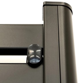 Radiator electric pentru prosoape 500W negru