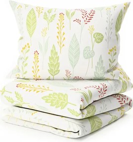 Set Lenjerie de pat din microfibra TARINA colorat + fata de perna 45 x 45 cm GRATUIT