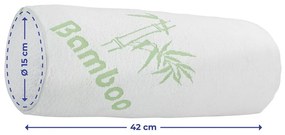 Pernă tubulară cu spumă cu memorie 15x42 cm – Maximex