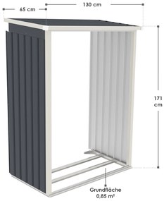 Magazin pentru lemn la metal casa M dreapta