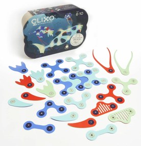 CLIXO® JOC MAGNETIC DE CONSTRUIT - ANIMALUTE MARINE ( 24 PIESE) - CLIXO (CL-DSEA-BR-1)