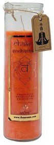 Lumânare parfumată Arome Chakra Creativitate, parfum orhidee și rodie, 320 g