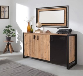 Consolă Cosmo Nora Atlantic Pine Negru