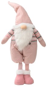 Pitic decorativ GNOME 90 cm, roz