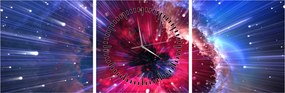 Tablou - Energia universului (cu ceas) (90x30 cm)