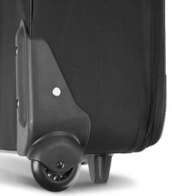 Deuba Set valize de călătorie pe roți, negre, 4 părți (60l, 34l, 16l, 3l)