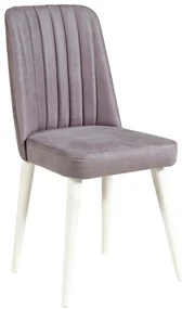 Scaun sufragerie Vlasta 2 (alb + gri). 1093087