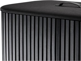 Coș de rufe negru 3x30 l din bambus Tota Trio Luxe – Joseph Joseph