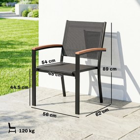 Outsunny fotoliu textilenă terasă | Aosom Romania