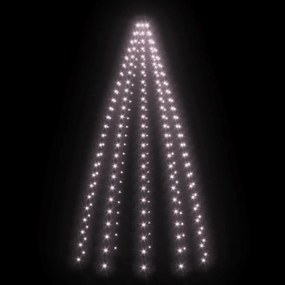 Instalatie lumini brad de Craciun cu 250 LED-uri, 250 cm Alb cald, 250 cm, 1, Alb cald