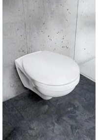WENKO VORNO NEO 24571100-WC - Capac WC 46 x 37 cm, alb/argintiu