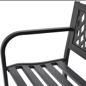 Banca de gradina-cu model de grilaj