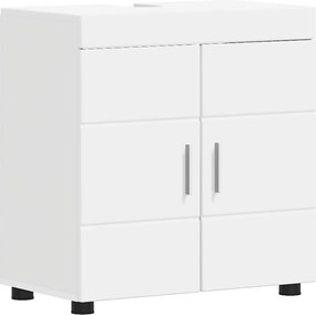 vidaXL Set dulap baie TULUM Alb 60 x 34 x 63 cm Lemn compozit