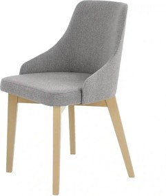Scaun tapitat cu stofa gri Toledo, 55X51X82 CM