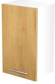 Dulap superior de bucătărie Verlene (Lemn natural + Alb). Promo -6%. 1048685