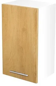 Dulap superior de bucătărie Verlene (Lemn natural + Alb). Promo -6%. 1048685
