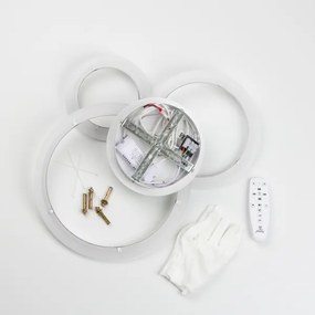 Lustră LED dimabilă aplicată Brilagi ORBITS LED/40W/230V 3000-6500K alb + telecomandă