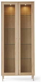Vitrină cu iluminare cu aspect de stejar 89x206 cm Mistral - Hammel Furniture