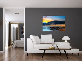 Tablou - Alimentarea cu energie electrică (90x60 cm)