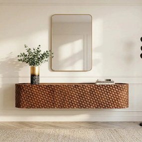 Comoda TV suspendata cu model 3D tip fagure ADLON 160cm