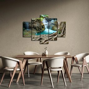 Tablou - Râu cu cascade (150x105 cm)