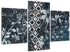 Tablou - Decorațiuni flori (90x60 cm)