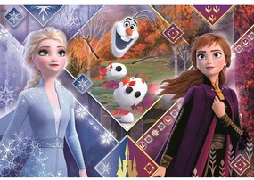 Disney Regatul de gheață Winter Magic Puzzle maxi Clementoni de 104 piese