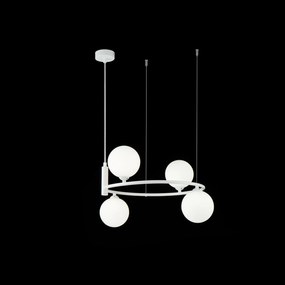 Suspensie Ring Maytoni G9, Alb, MOD013PL-04W, Germania