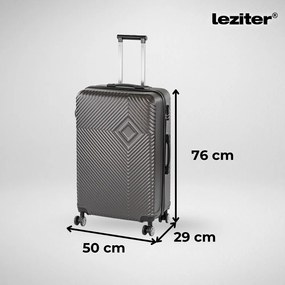 TraveLux Pro XVI gurulós bőrönd szett szürke
