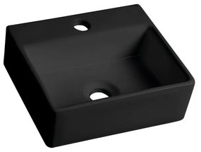 Chiuvetă mică pentru WC neagră din ceramică 33,5x29 cm Giulia – Sapho