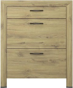 Pantofar SAPORI, stejar navarra, PAL laminat, 93x29x112 cm