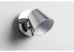Spot Torsion cu LED, 1x6w, 650 lumeni, metal, argintiu