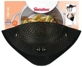 Strecurătoare de paste pentru oală Metaltex Clip On, 28 x 13 cm