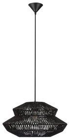 Lustra/Pendul design natural NUA negru