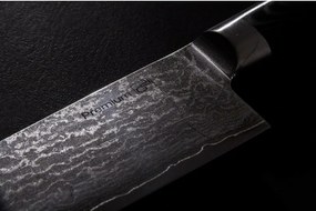 Set de cuțite G21 Damascus Premium în bloc de bambus, 3 bucăți + piatră de ascuțit