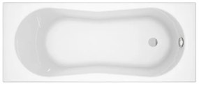 Cada baie incastrata Cersanit Nike, 170 x 70 cm, dreptunghiulara, alb lucios 1700x700 mm